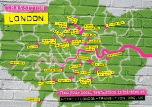 Connecting - 1 - Forming Networks of Transition Initiatives (Promotional leaflet by London’s Transition groups showing all the London initiatives)