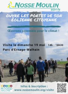 Porte ouverte d'une éolienne citoyenne @ Parc éolien d'Ernage-Walhain | | |