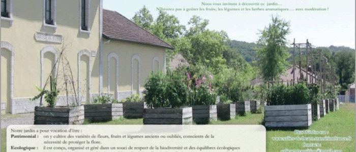 Le jardin collectif Lo Casau, France