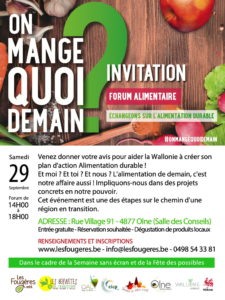Forum alimentaire à Val-Saint-Germain @ Olne | Le Val-Saint-Germain | Île-de-France | France