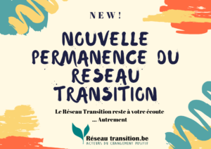 Nouvelle permanence du Réseau Transition Belgique