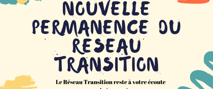 Nouvelle permanence du Réseau Transition Belgique Nouvelle permanence du Réseau Transition Belgique