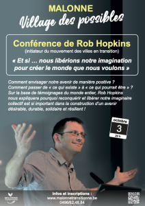 Conférence de Rob Hopkins - « Et si … » @ Chapelle musicale de Malonne