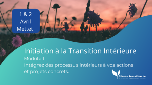 Formation: Initiation à la Transition Intérieure - Module 1 - 1 & 2 avril @ Mettet