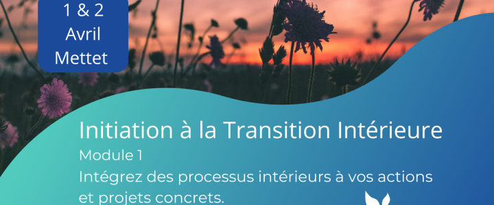 Formation: Initiation à la Transition Intérieure – Module 1 – 1 & 2 avril