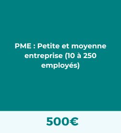 Tarif d'adhésion - Membre PME